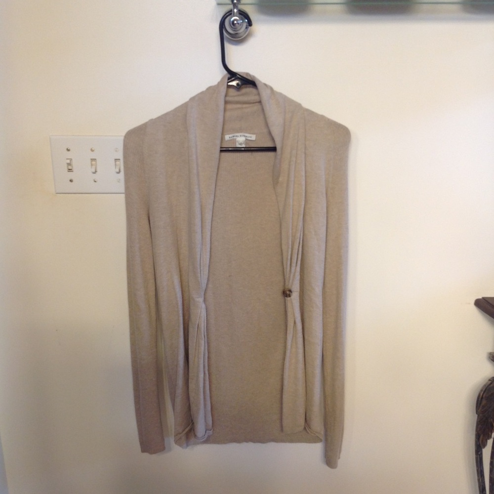 Banana Republic Tan Cardigan Sweater
